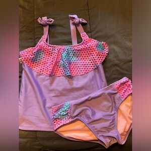 Cat & Jack girls 2 piece bathing suit